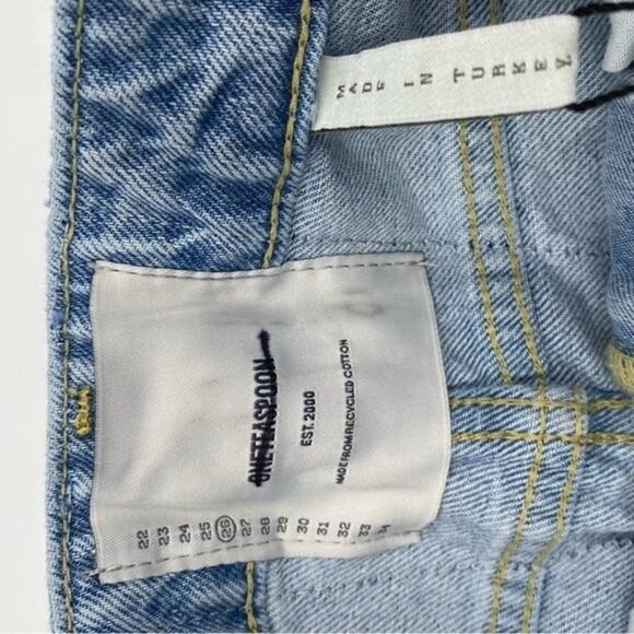 Free People x OneTeaspoon Laced Bandits Jeans Brand New Relaxed Straight Leg 26 - Picture 7 of 10